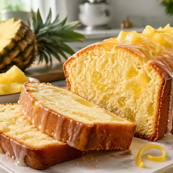 Lemon Pineapple Pound Cake